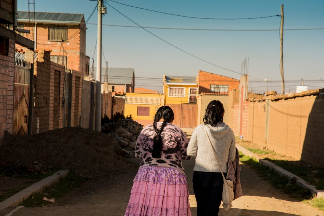 Guatemala women walking